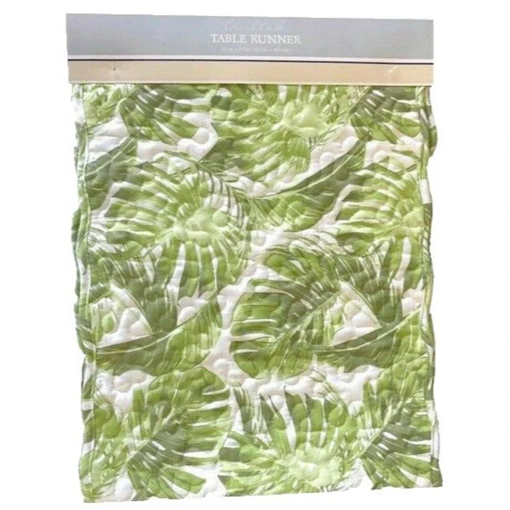 Palm Leaf Table Runner 13x72